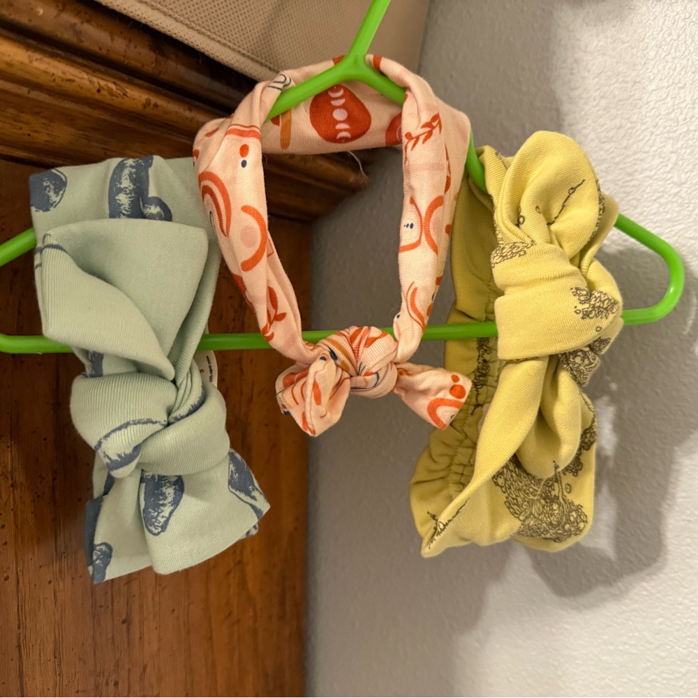 Set of Three Patterned Hair Bows
